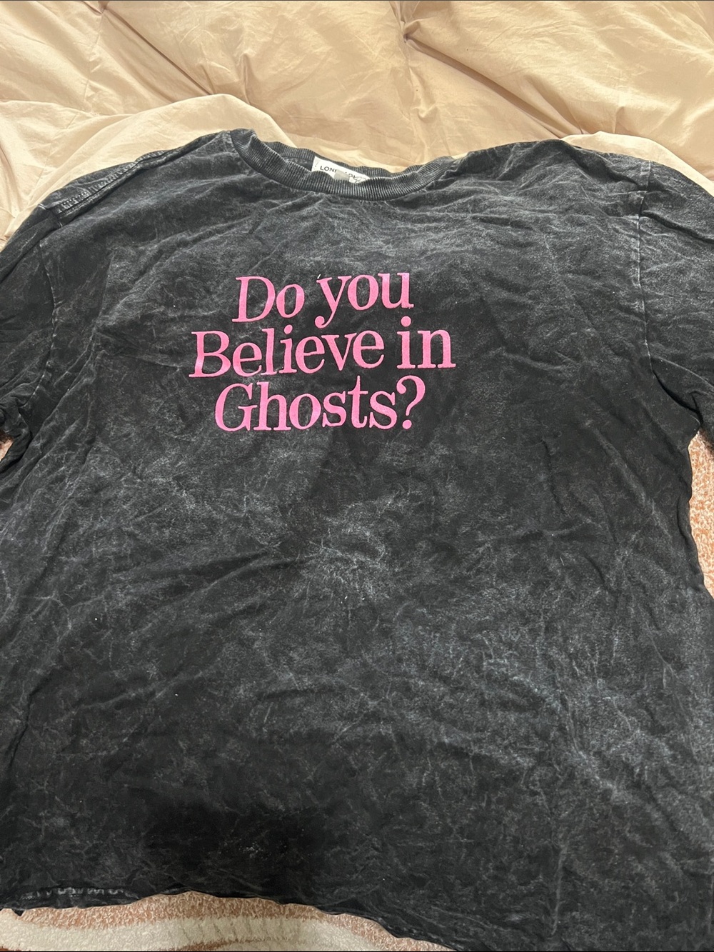 Lonely Ghost • Do You Believe In Ghosts Long Sleeve Tee